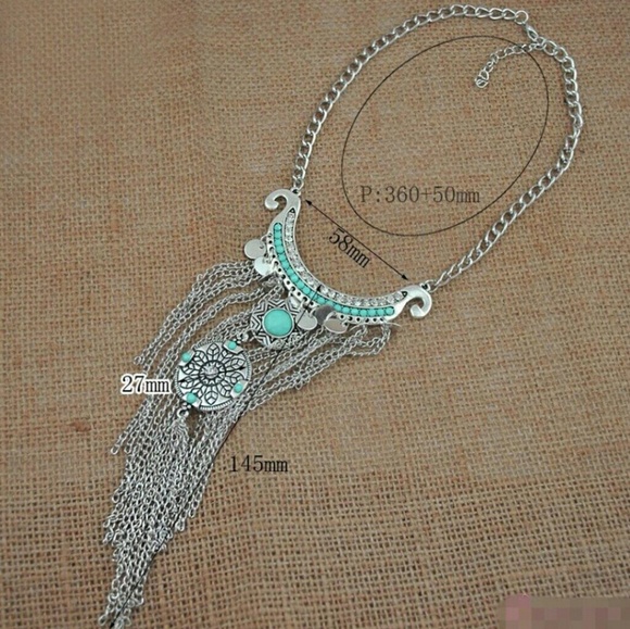 1 LEFT! Boho Dreamcatcher Waterfall Necklace - Picture 2 of 6