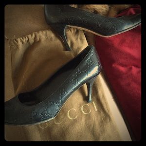 Authentic Gucci Leather Pumps