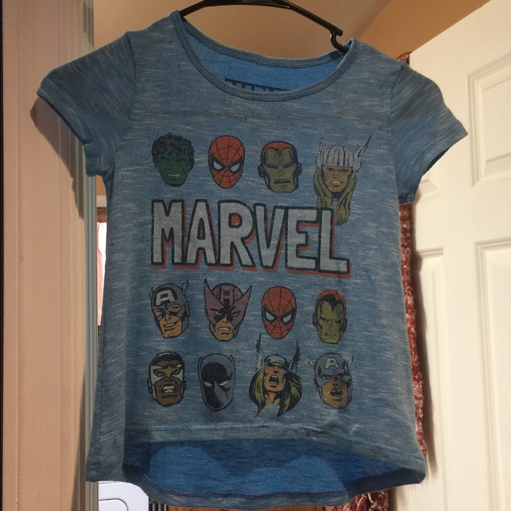 Girl's Marvel Comics Characters T-Shirt