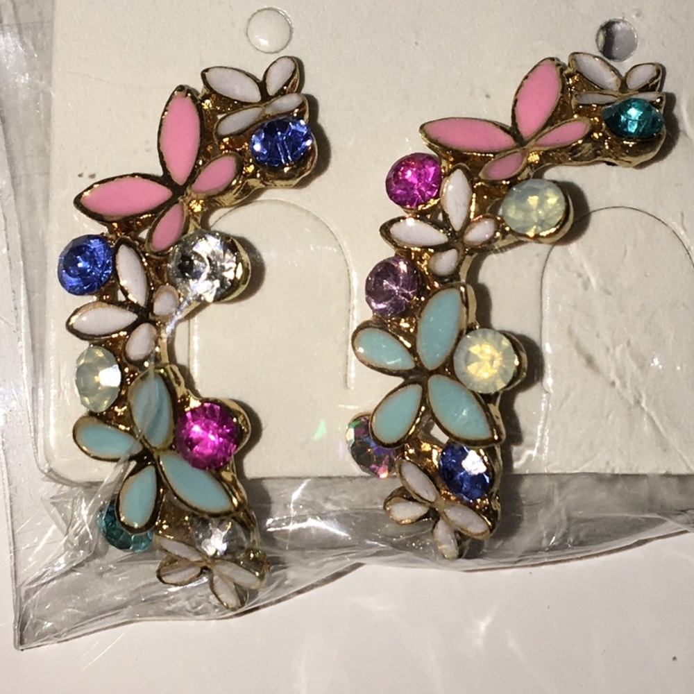 Colorful gold Fashion earrings