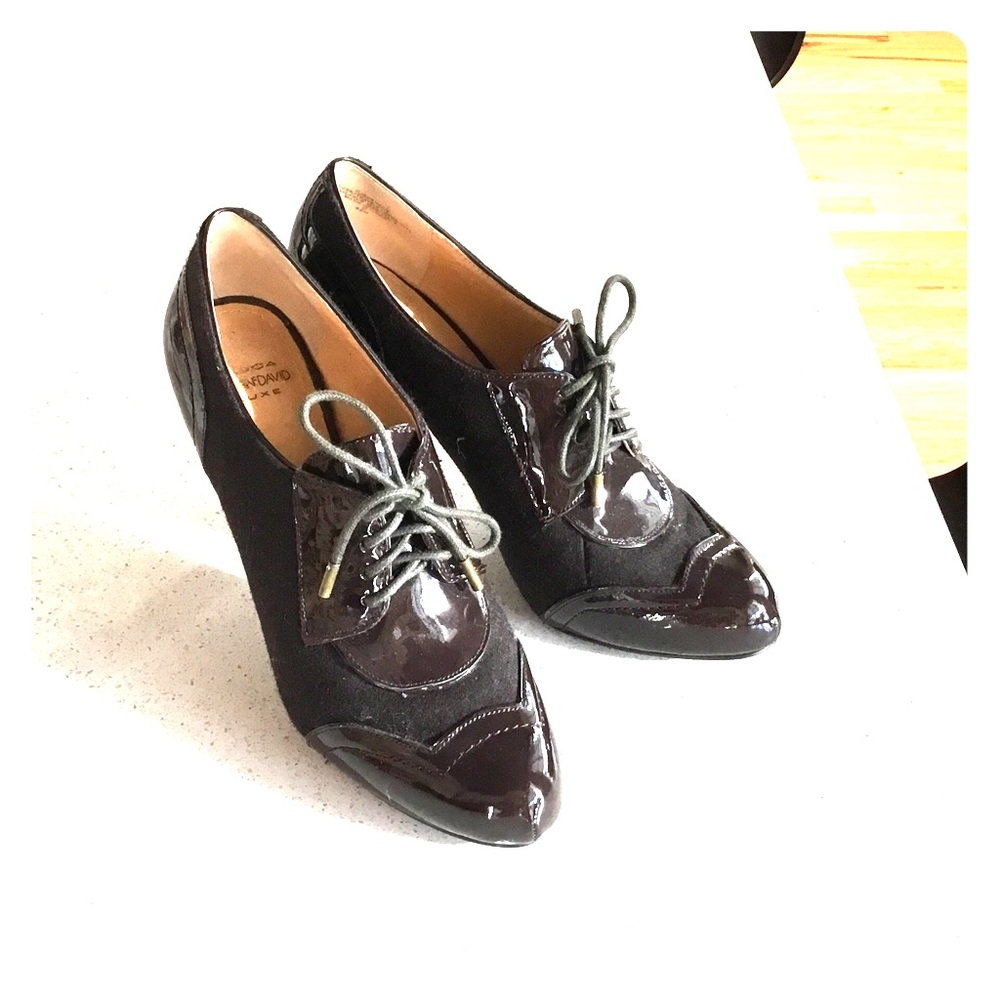 Patent and wool pumps