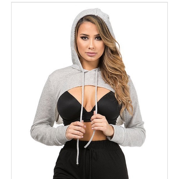 super crop top hoodie