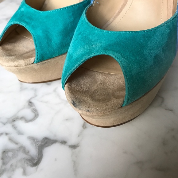 Aldo vibrant suede platforms - Picture 2 of 2