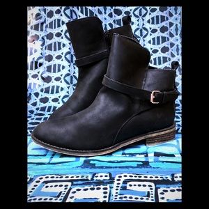 Jeffrey Campbell Black ankle Boot with Buckle