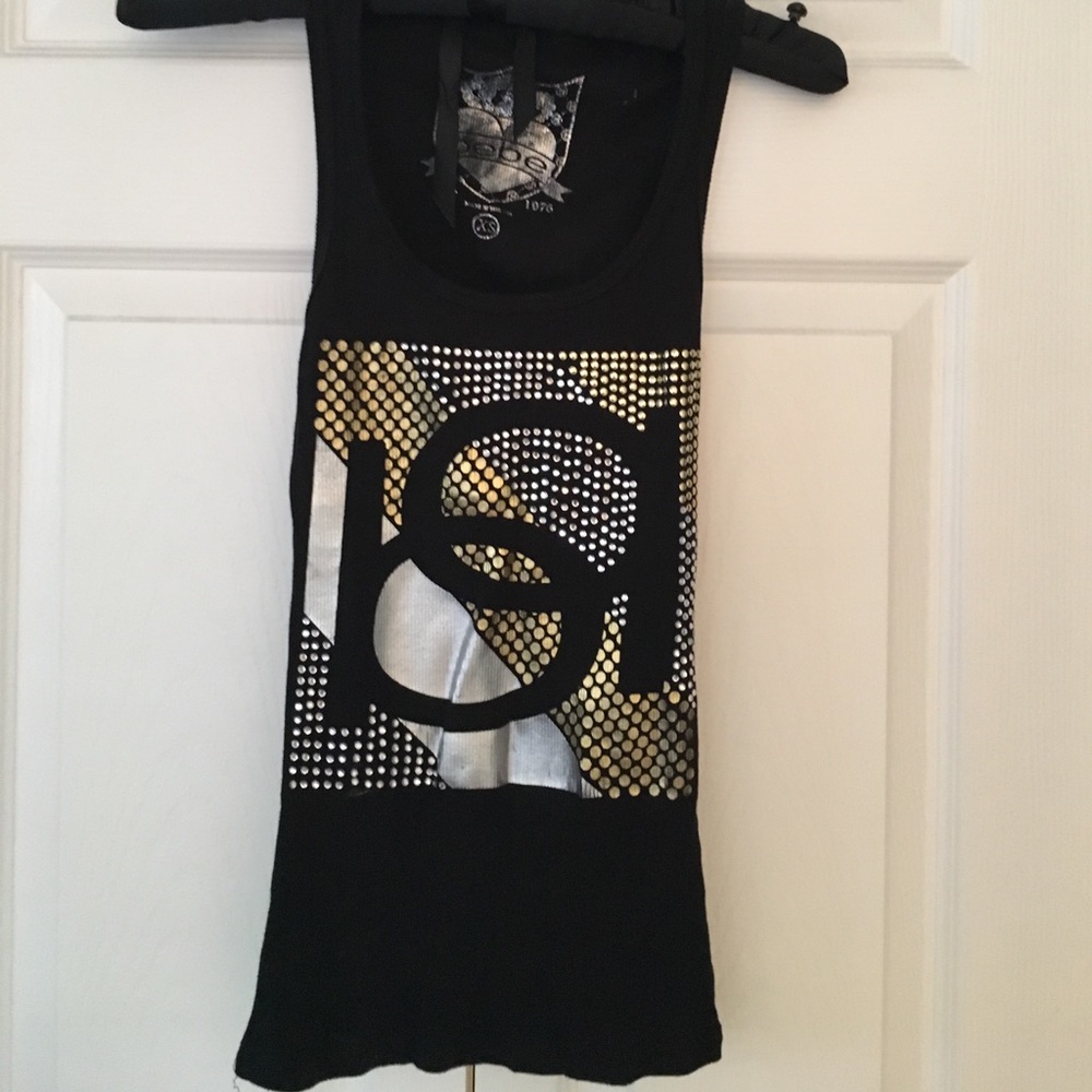 Bebe racerback tank.