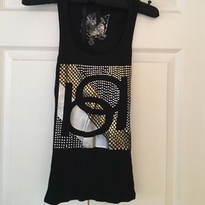 Bebe racerback tank.