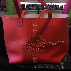 Orange tote