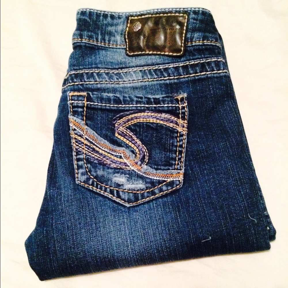 Silver jeans