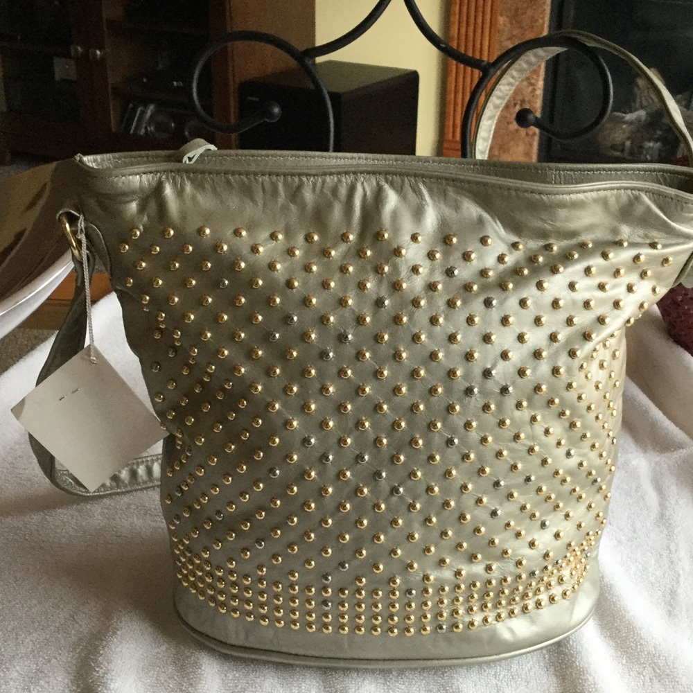 Leather Cross Body barrel purse