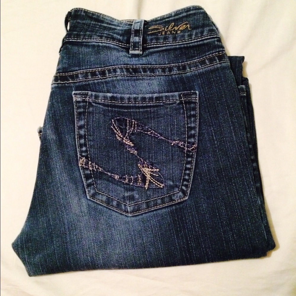 Silver jeans