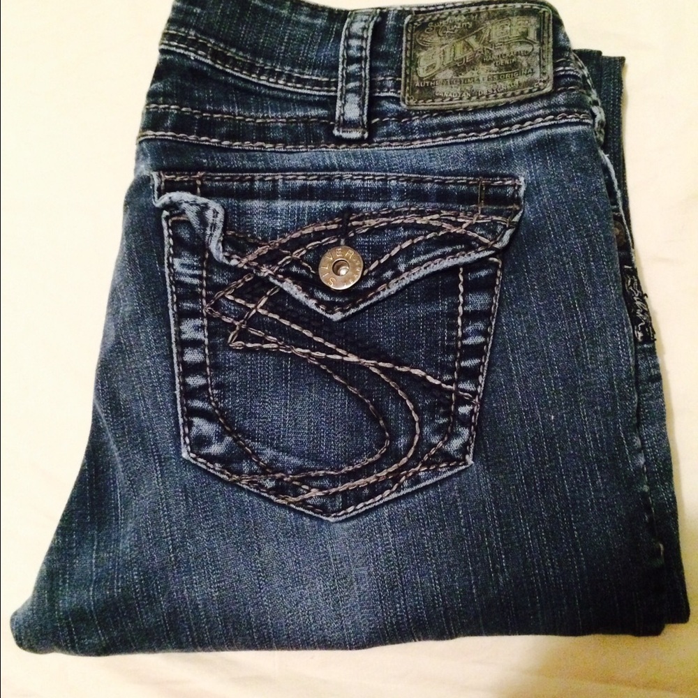 Silver jeans