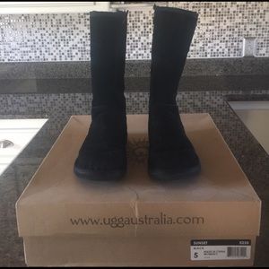 Black Uggs Sunset size 5