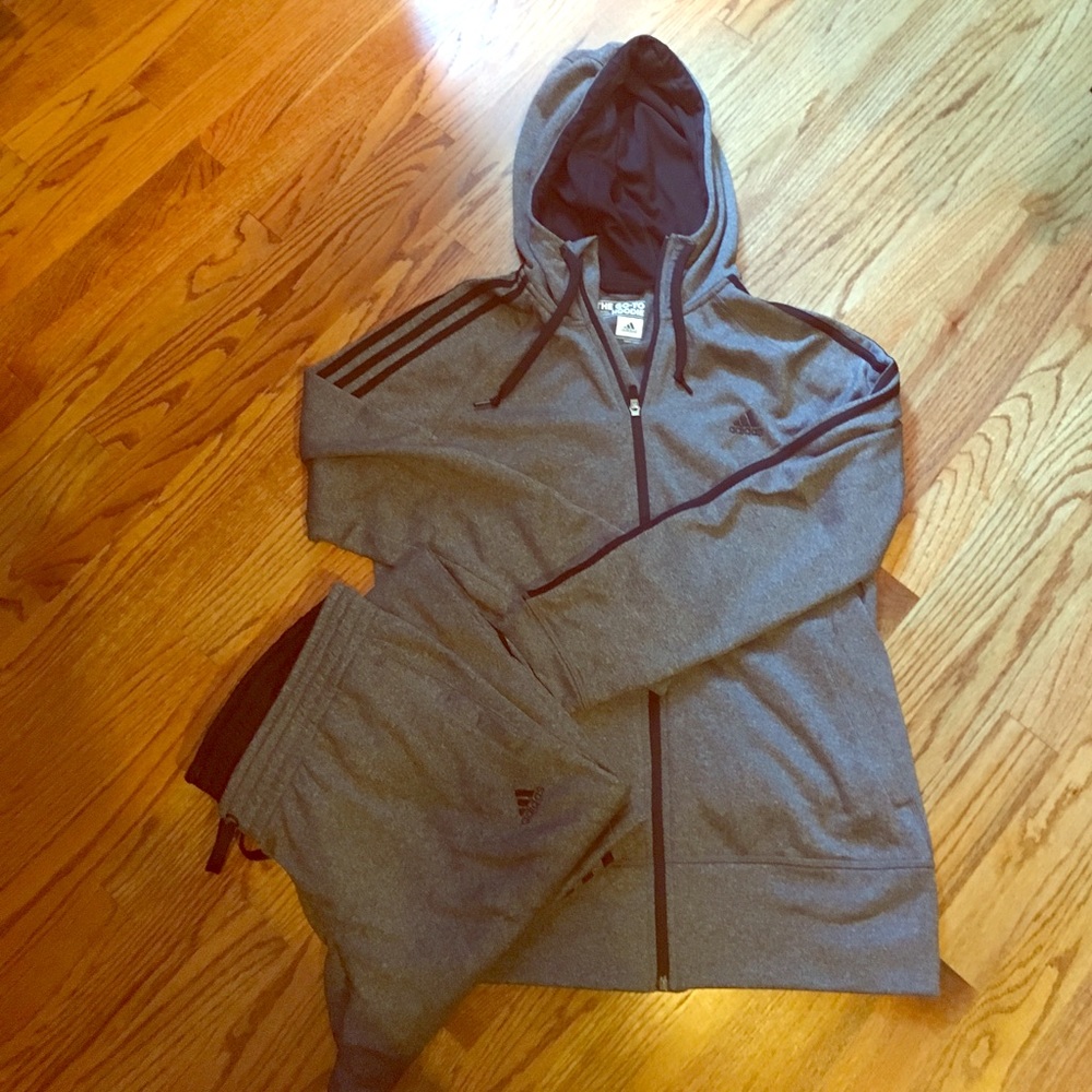 Women's Adidas Gray Climawarm Set