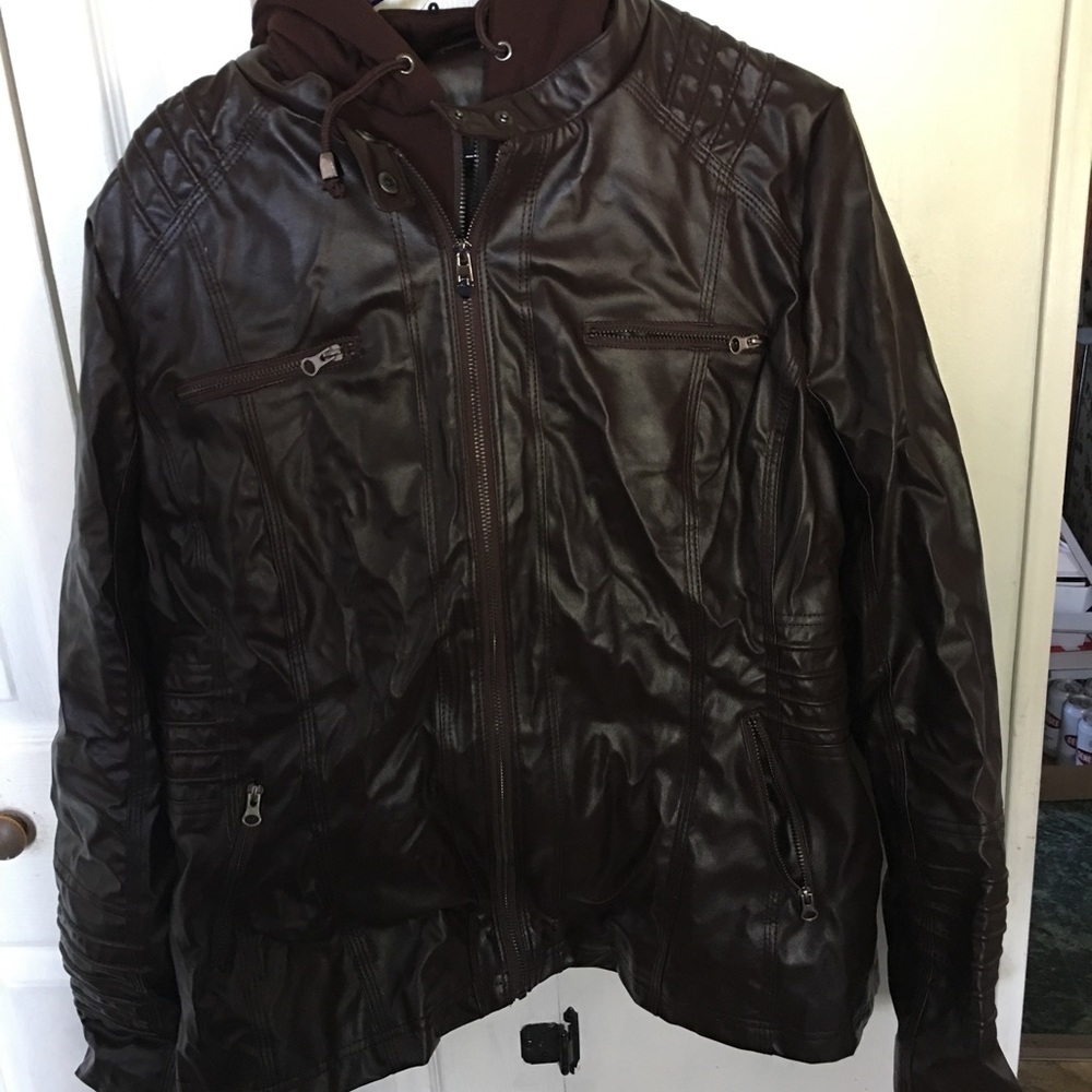 Faux Leather Jacket