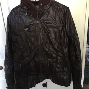 Faux Leather Jacket