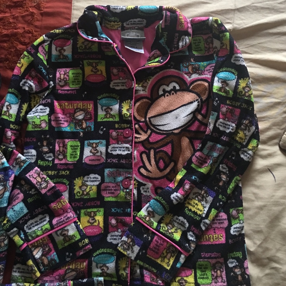 Bobby Jack 2 piece comic strip pj's