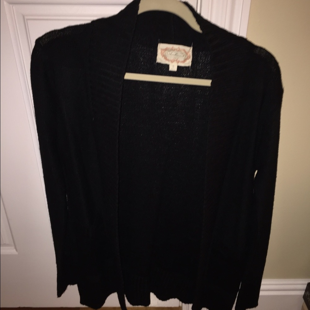 NWOT BLACK CARDIGAN SWEATER SMALL