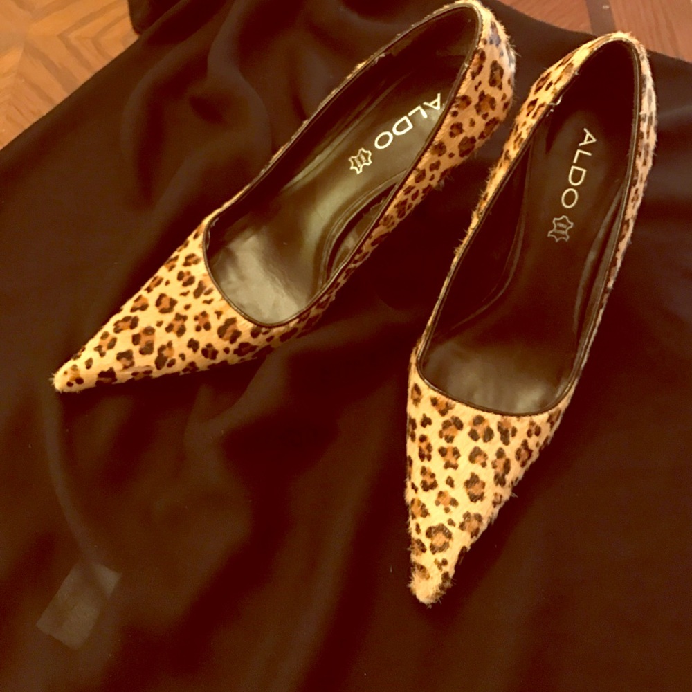 Aldo leopard skinny heal