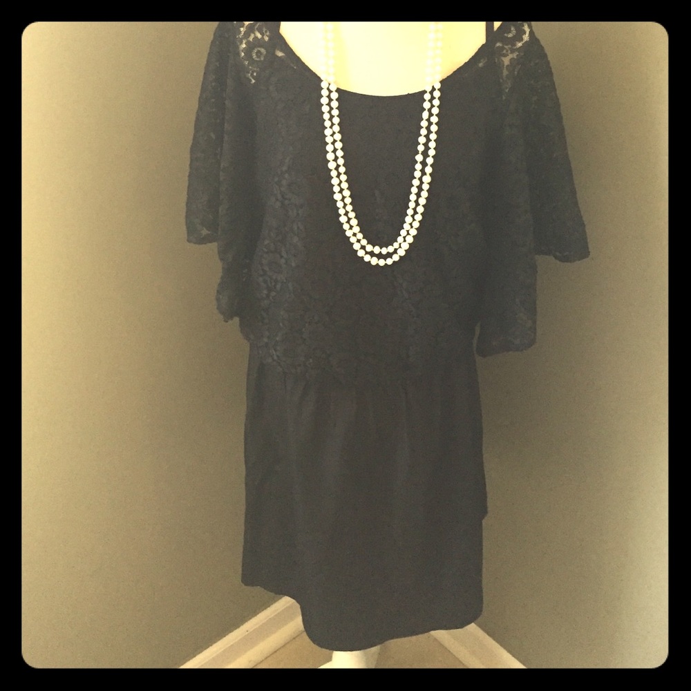 3 for $20. ‼️Mix black lace and cotton dress
