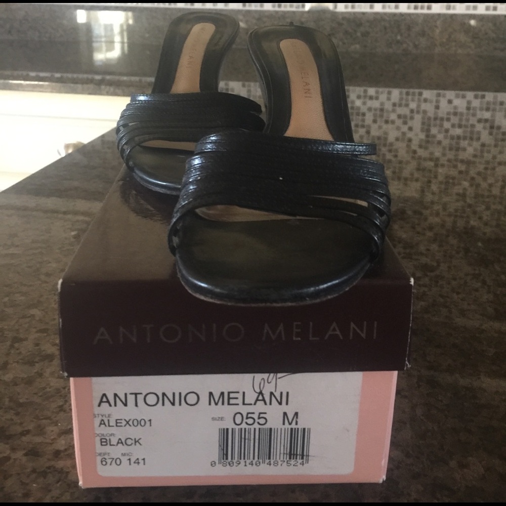 Antonio Melani black sandals