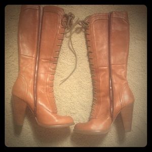 Seychelles, tall, brown boots