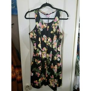 Black Flower Dress