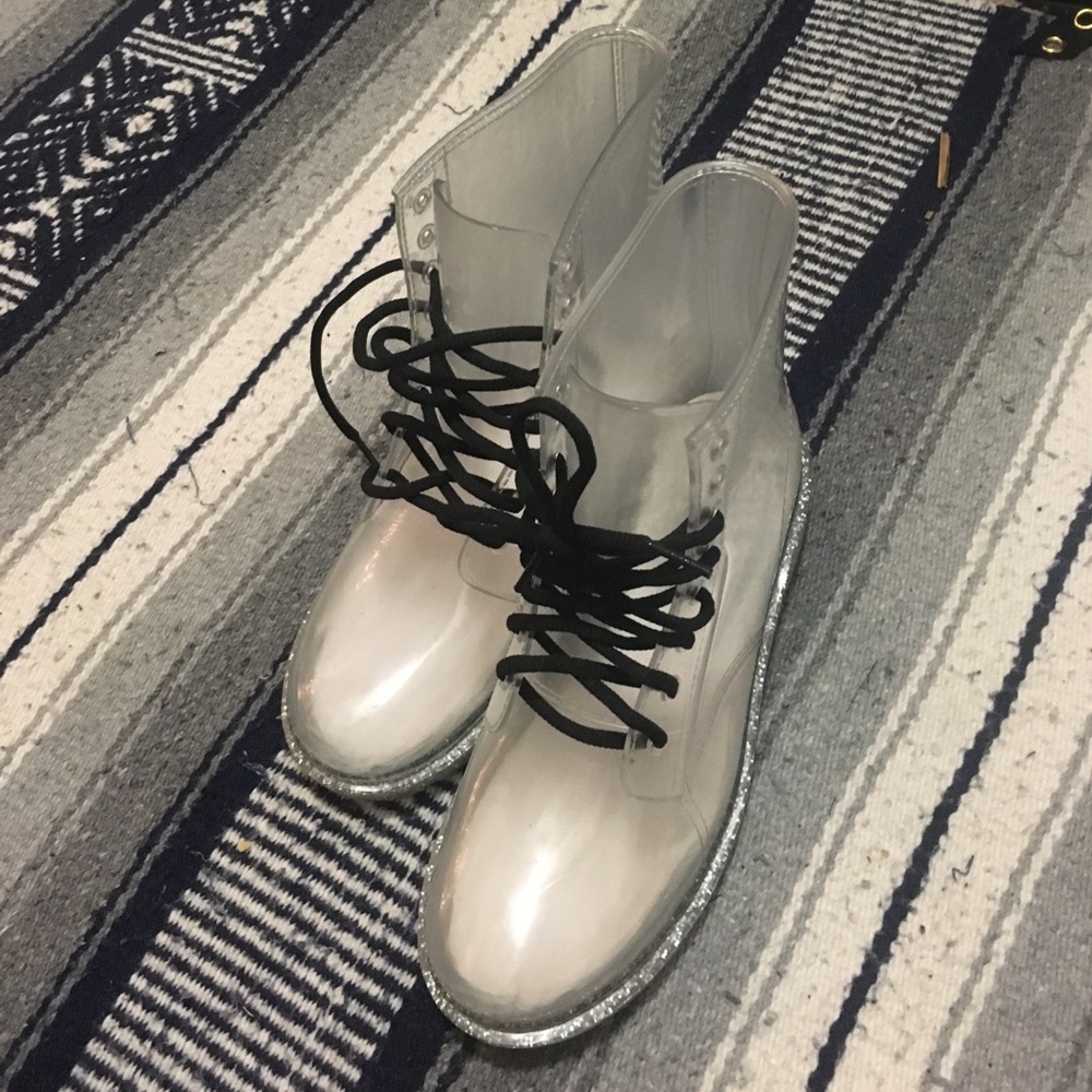 Clear Jelly Boots