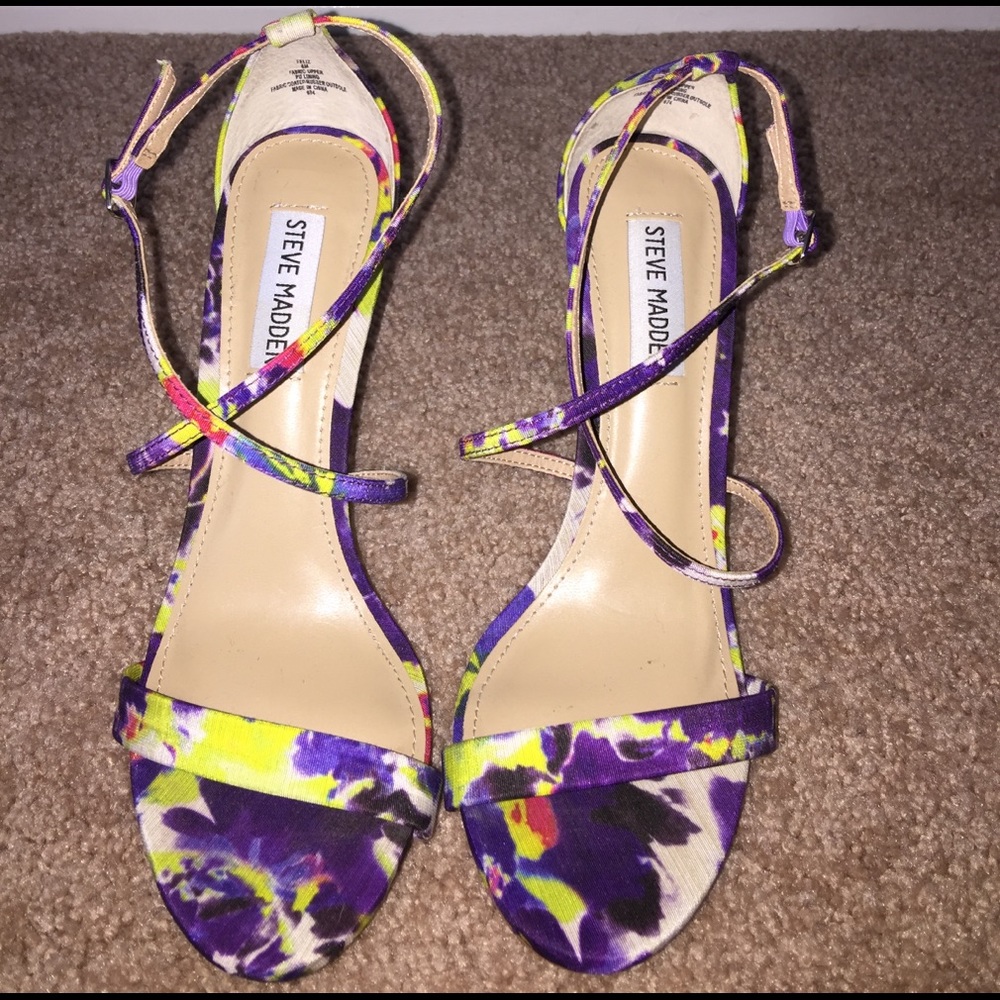 Steve Madden tye dye heels