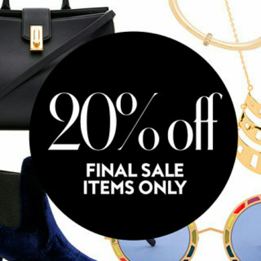 Final 20% off sale until saturday