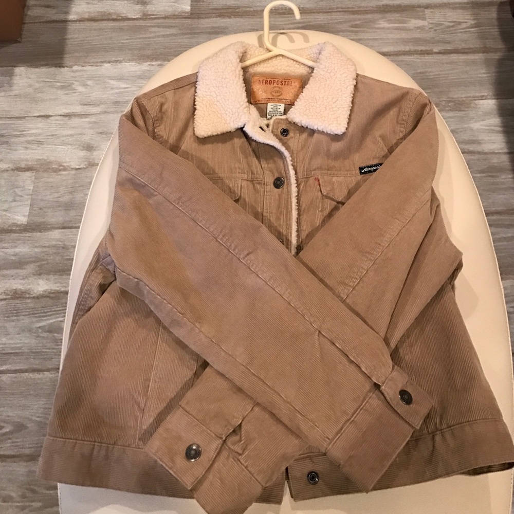 Corduroy tan jacket
