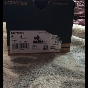 Converse high top in black