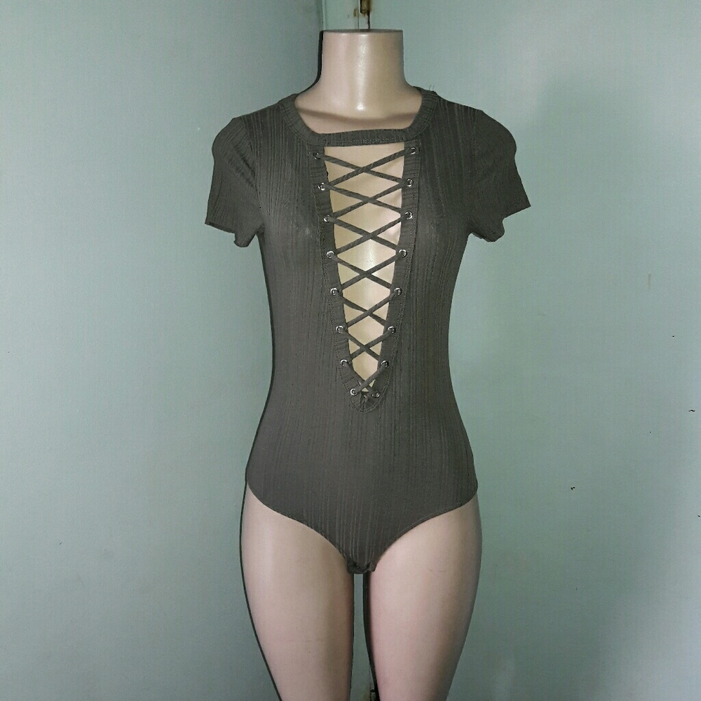 Forever 21 ribbed bodysuit