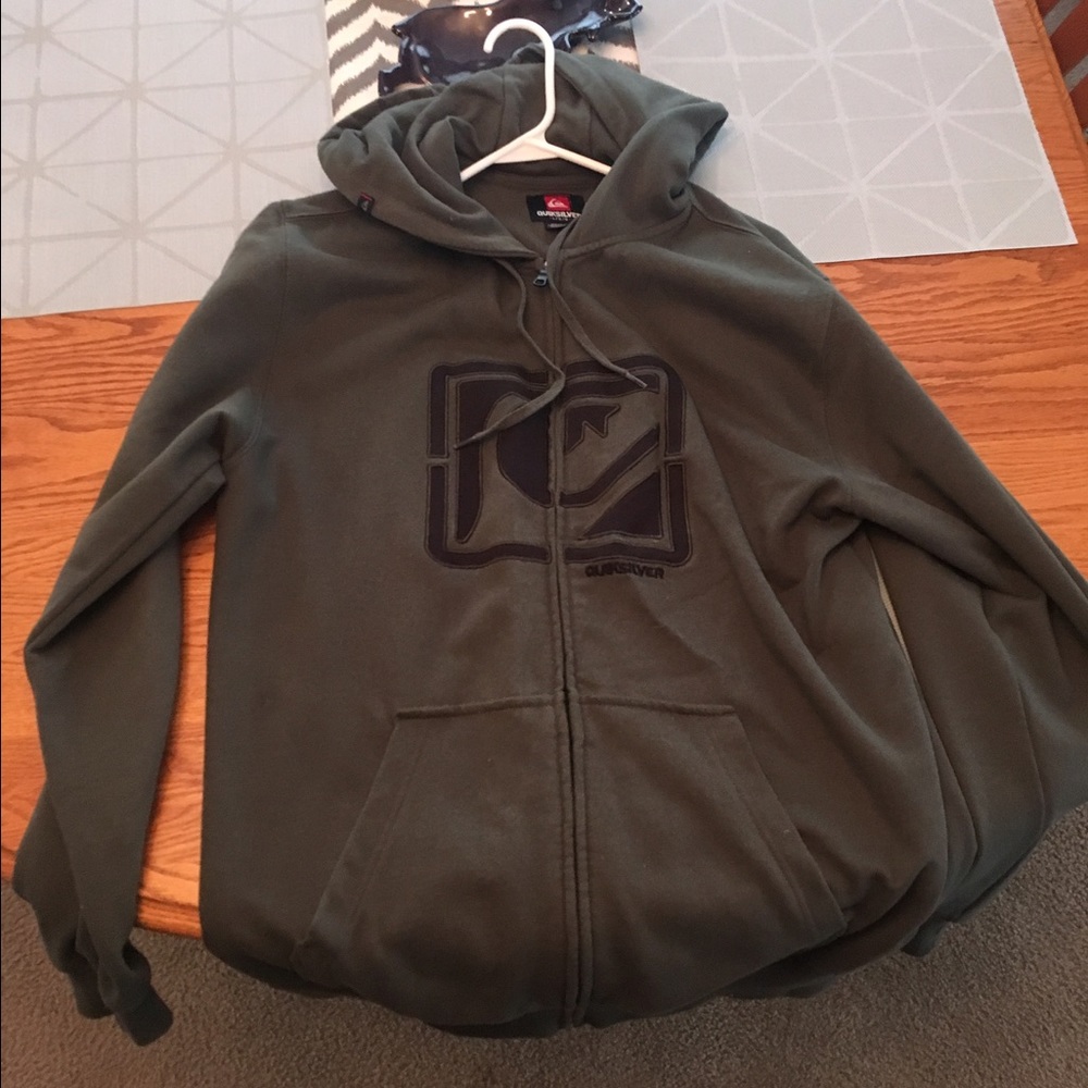 Large zip up jacket