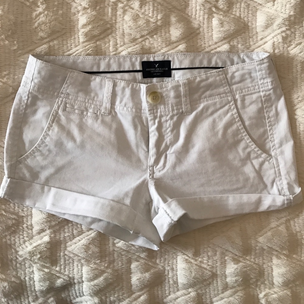 AEO Twill X shortie shorts