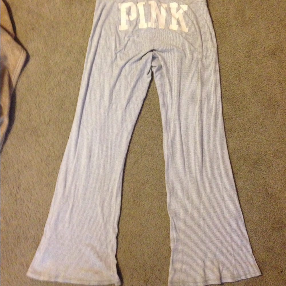 VS Pink pajama pants.