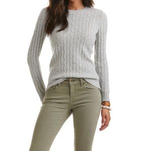 Vineyard vines grey cashmere sweater