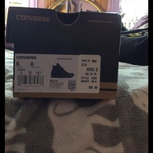 Converse high top all in black