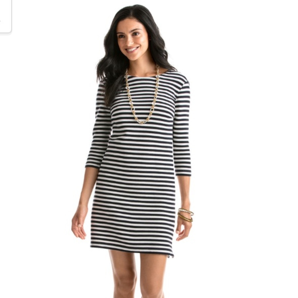 Vineyard vines ottoman stripe dress