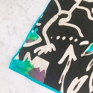Oscar de la Renta Print Scarf