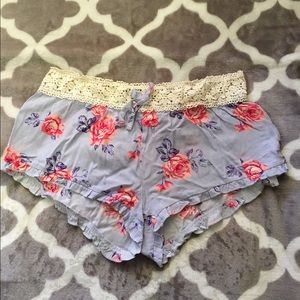 Forever 21 pajama lace booty shorts💕