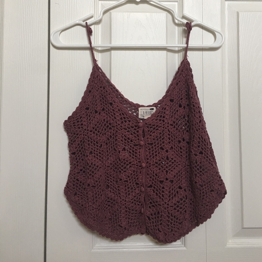 Dusty Rose Knit Tank