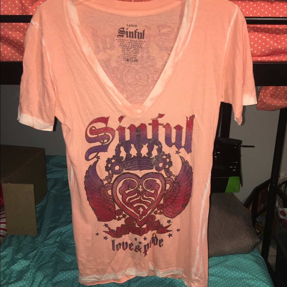 Sinful shirt from the Buckle!