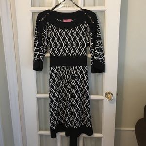 Black and white Eliza J dress