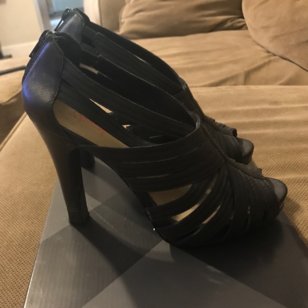 Black high heels