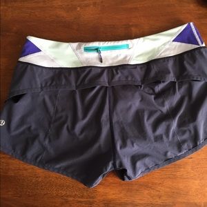 Lululemon speed shorts size 10