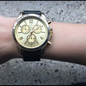 ALDO gold watch with mix and match bands