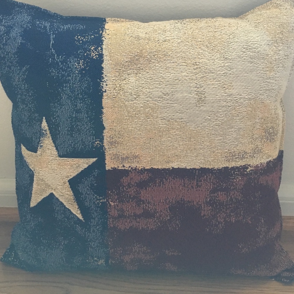 Flag pillow with insert 15" w x 14" t