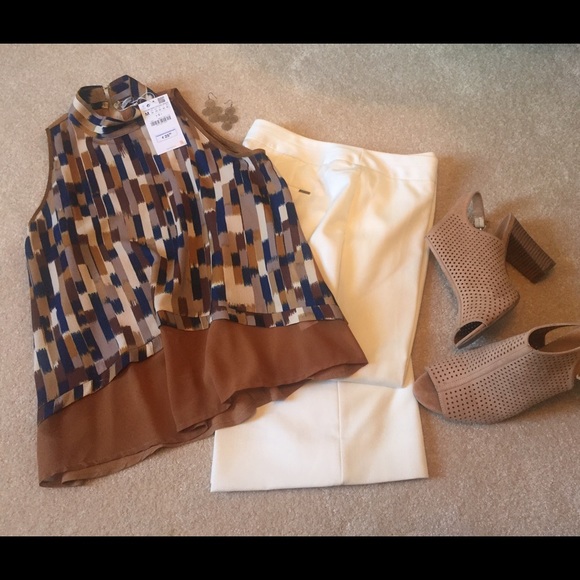 NWT Zara Sleeveless Top - Picture 4 of 5