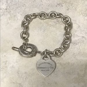 Tiffany & Co heart tag toggle bracelet