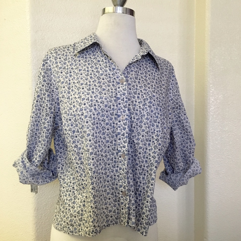 Floral Button Down